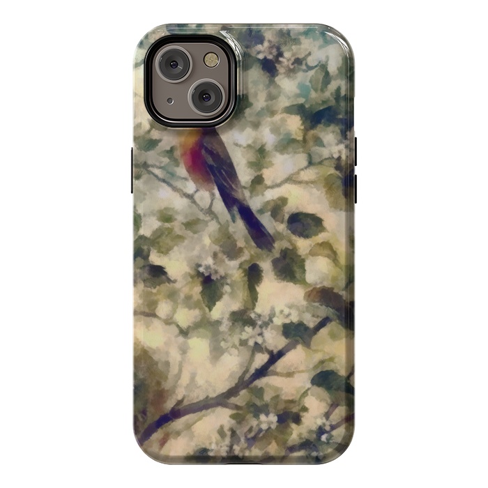 iPhone 14 Plus StrongFit Watercolored Nature by Texnotropio