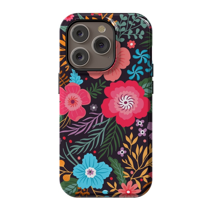 iPhone 14 Pro StrongFit In love with the flowers by ArtsCase