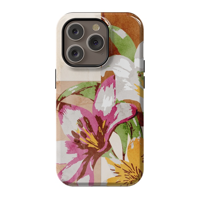 iPhone 14 Pro StrongFit Floral Insiration by Creativeaxle
