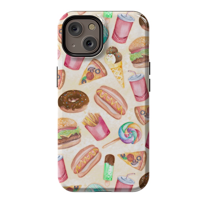 iPhone 14 StrongFit Junk Food by gingerlique