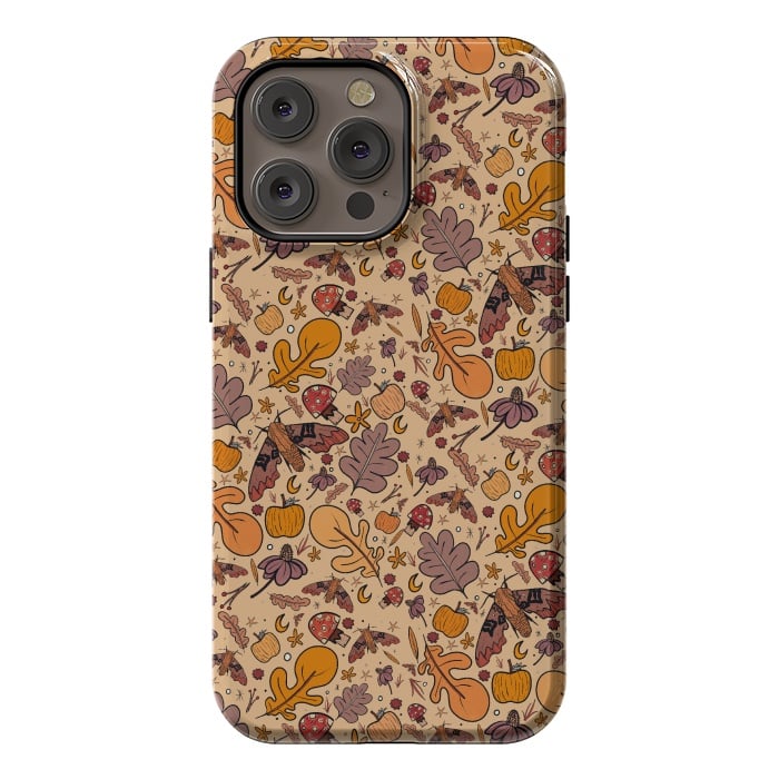 iPhone 14 Pro max StrongFit Autumnal pattern by Steve Wade (Swade)