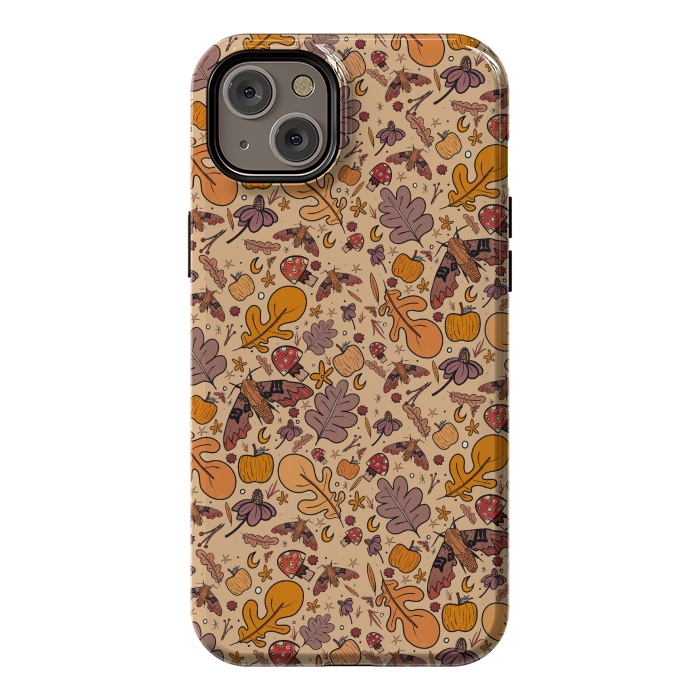iPhone 14 Plus StrongFit Autumnal pattern by Steve Wade (Swade)