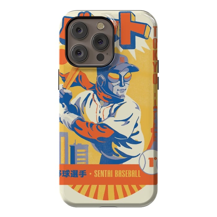 iPhone 14 Pro max StrongFit Sentai Baseball League by Ilustrata