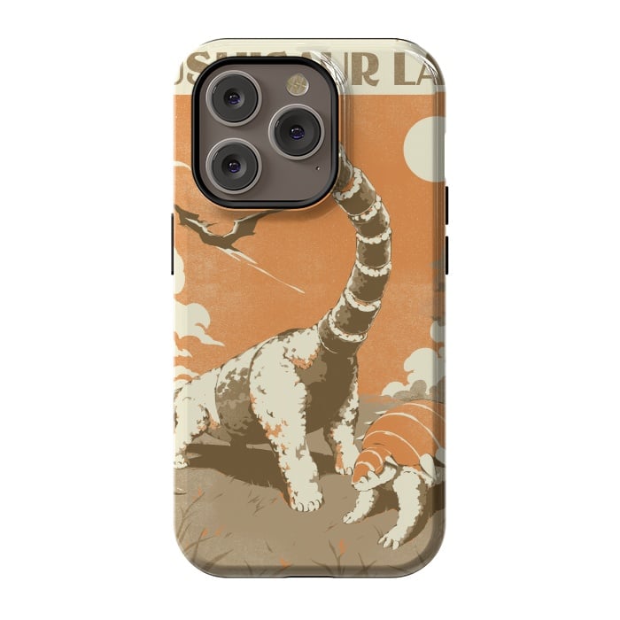 iPhone 14 Pro StrongFit Sushisaur Land by Ilustrata