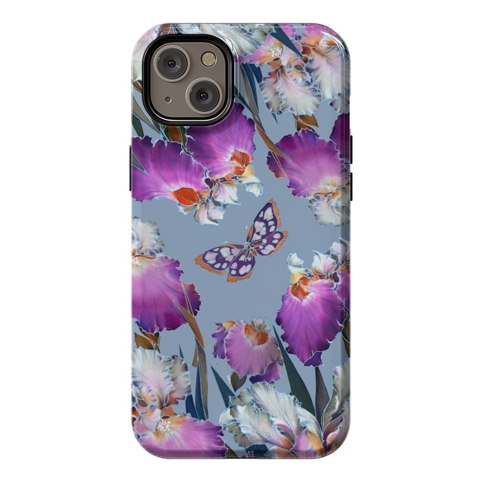 iPhone 14 Plus StrongFit purple lilac flowers by haroulita