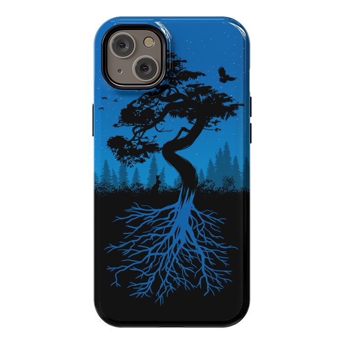 iPhone 14 Plus StrongFit Bonsai roots at night by Alberto