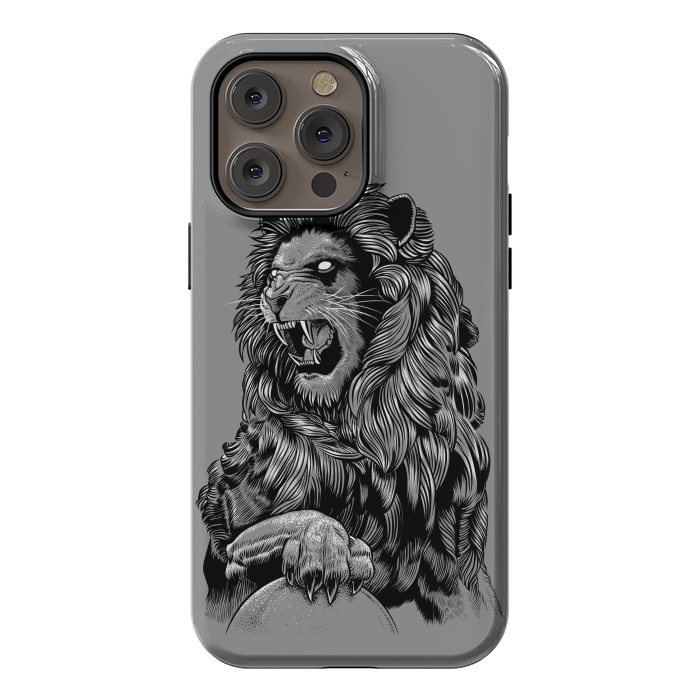 iPhone 14 Pro max StrongFit Statue lion by Alberto