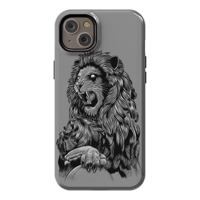iPhone 14 Plus StrongFit Statue lion by Alberto