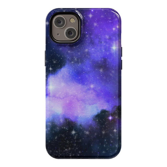 iPhone 14 Plus StrongFit purple galaxy by haroulita