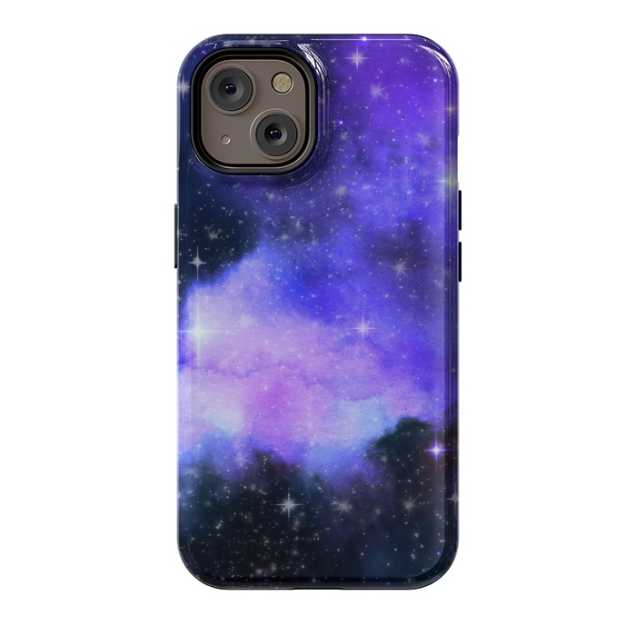 iPhone 14 StrongFit purple galaxy by haroulita