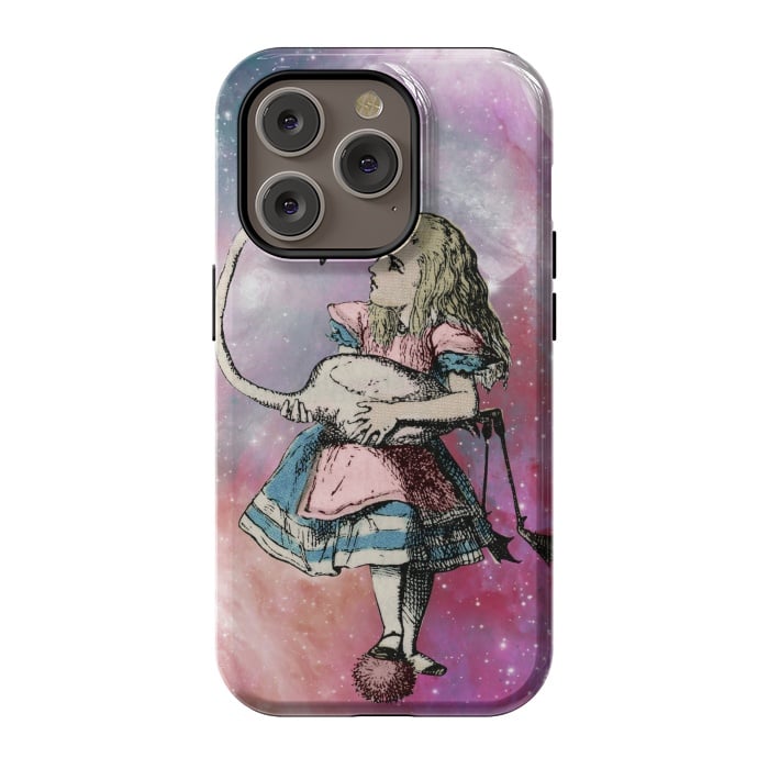 iPhone 14 Pro StrongFit Alice in space by haroulita