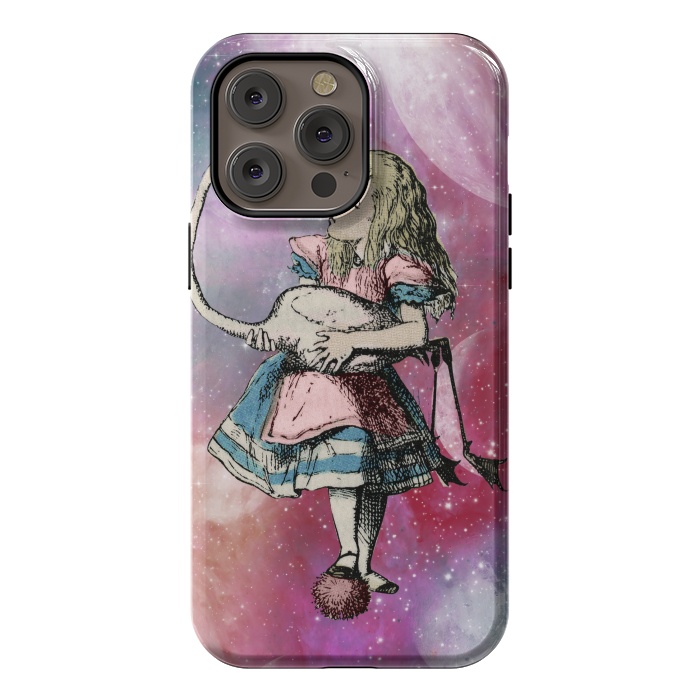 iPhone 14 Pro max StrongFit Alice in space by haroulita