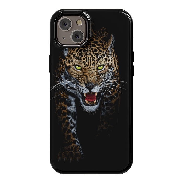 iPhone 14 Plus StrongFit Leopard in the shadows by Alberto