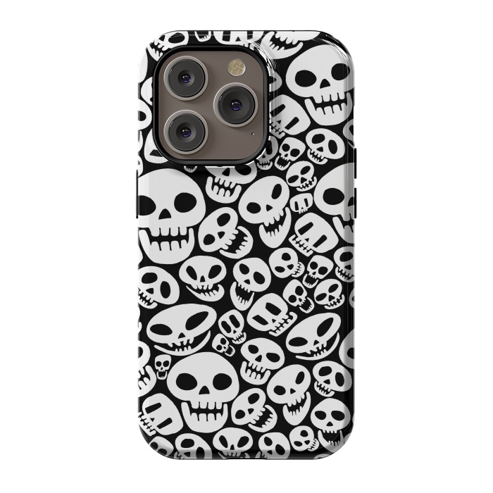 iPhone 14 Pro StrongFit Cute skulls by Alberto