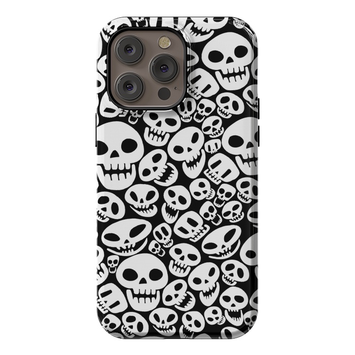 iPhone 14 Pro max StrongFit Cute skulls by Alberto