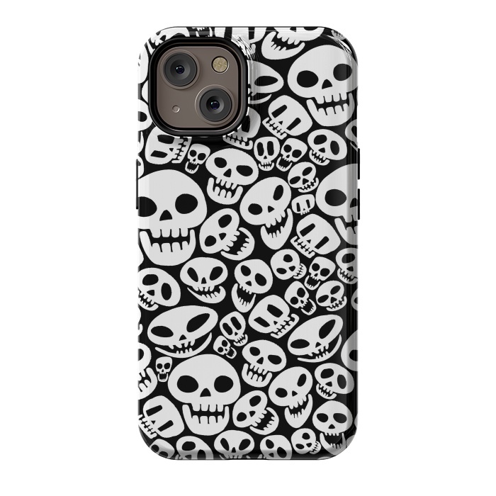 iPhone 14 StrongFit Cute skulls by Alberto