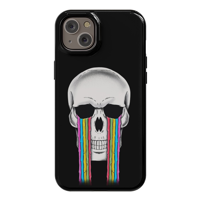 iPhone 14 Plus StrongFit Skull Crying by Coffee Man