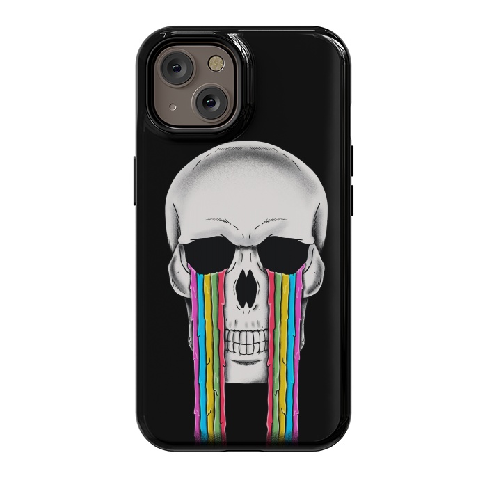 iPhone 14 StrongFit Skull Crying by Coffee Man