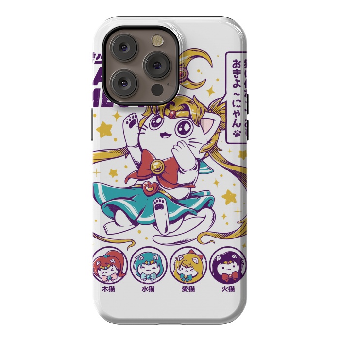 iPhone 14 Pro max StrongFit Sailor Meow by Ilustrata