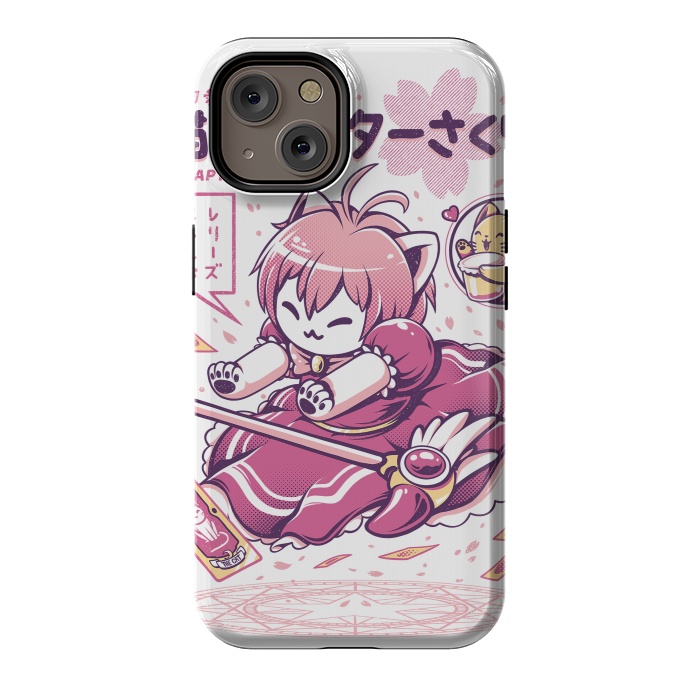 iPhone 14 StrongFit Catcaptor by Ilustrata