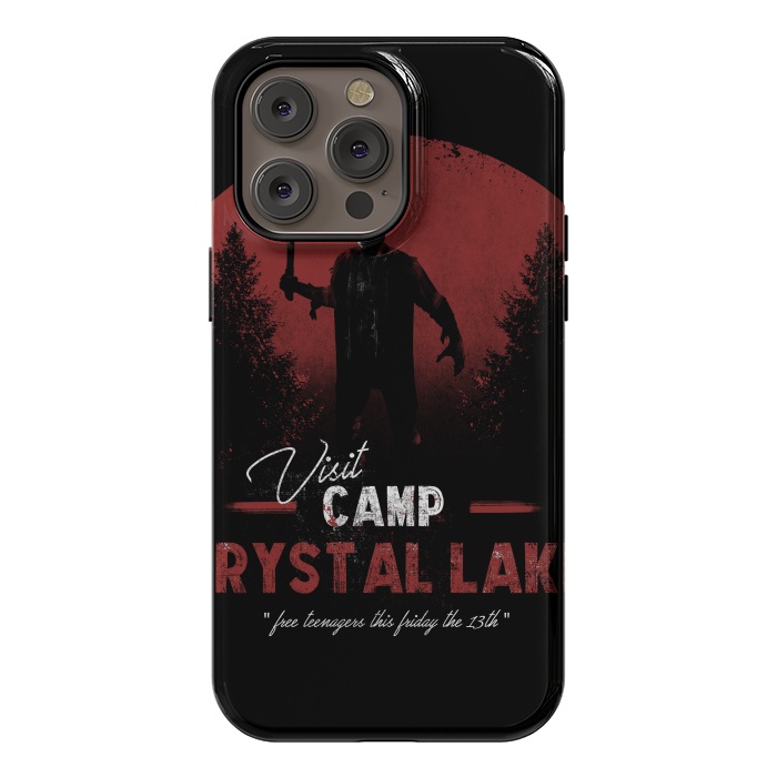 iPhone 14 Pro max StrongFit Visit the Crystal Lake by Ilustrata