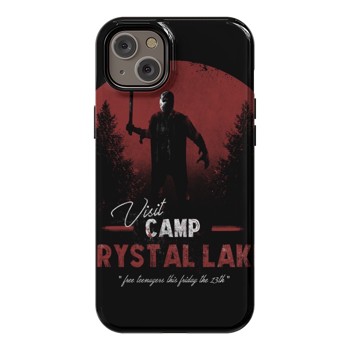 iPhone 14 Plus StrongFit Visit the Crystal Lake by Ilustrata