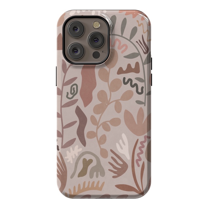 iPhone 14 Pro max StrongFit Blush Flora III by amini54