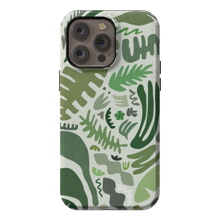 iPhone 14 Pro max StrongFit Green Garden by amini54