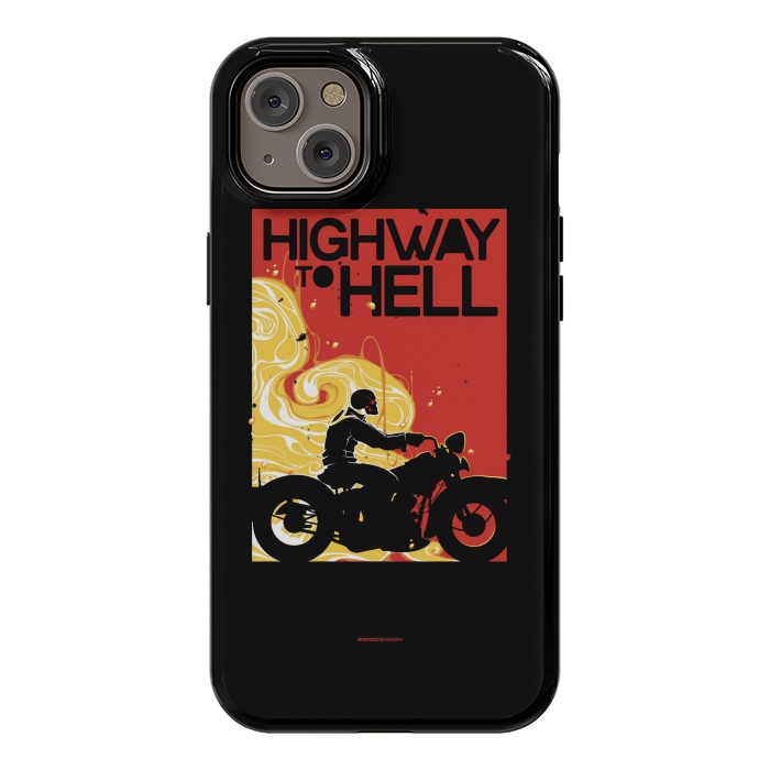 iPhone 14 Plus StrongFit Highway to Hell 1 by Draco