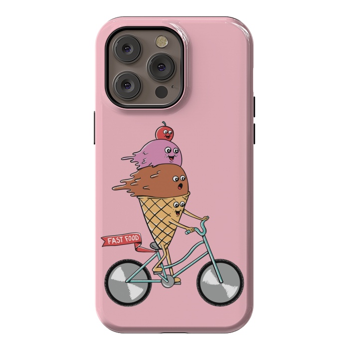 iPhone 14 Pro max StrongFit Ice cream fast food rose by Coffee Man