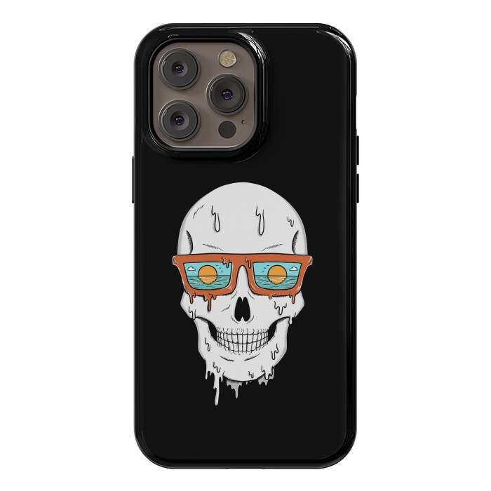 iPhone 14 Pro max StrongFit Skull Beach by Coffee Man