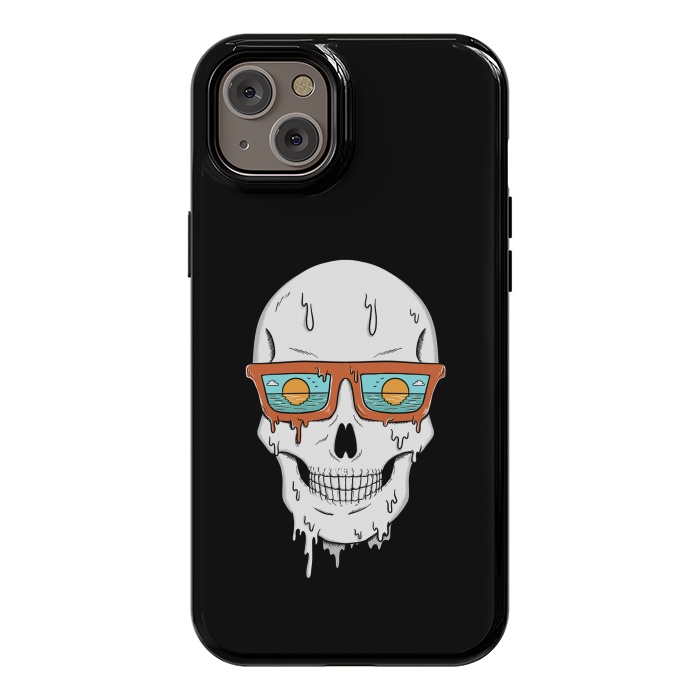 iPhone 14 Plus StrongFit Skull Beach by Coffee Man