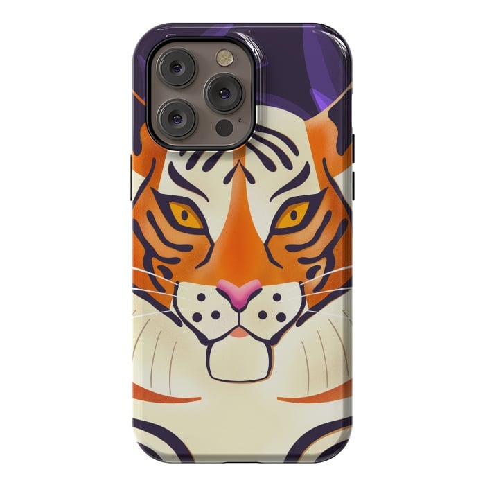 iPhone 14 Pro max StrongFit Tiger 001 Wildlife by Jelena Obradovic