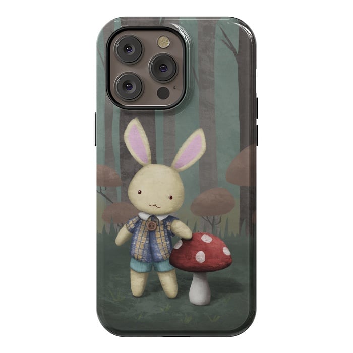 iPhone 14 Pro max StrongFit Cute bunny by Laura Nagel