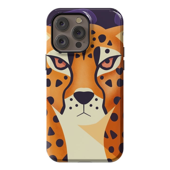 iPhone 14 Pro max StrongFit Wildlife 002 Cheetah by Jelena Obradovic