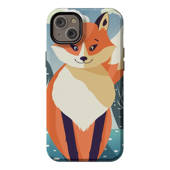 iPhone 14 Plus StrongFit Wildlife 006a Red Fox by Jelena Obradovic