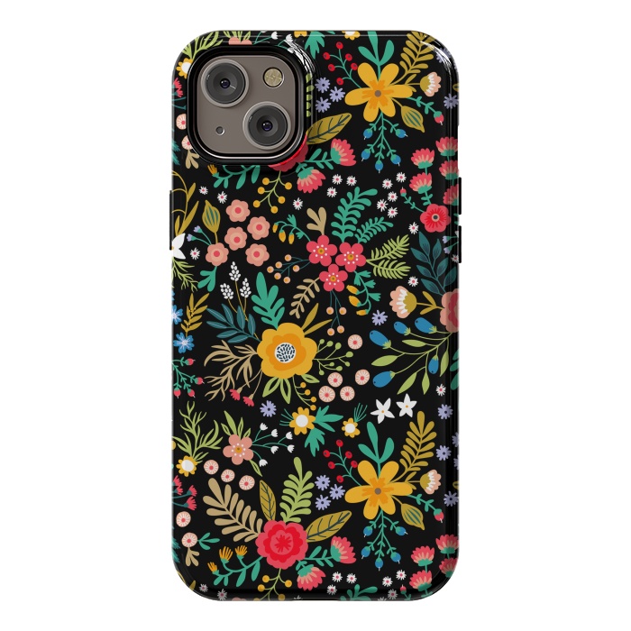 iPhone 14 Plus StrongFit Elegant Floral Pattern by ArtsCase
