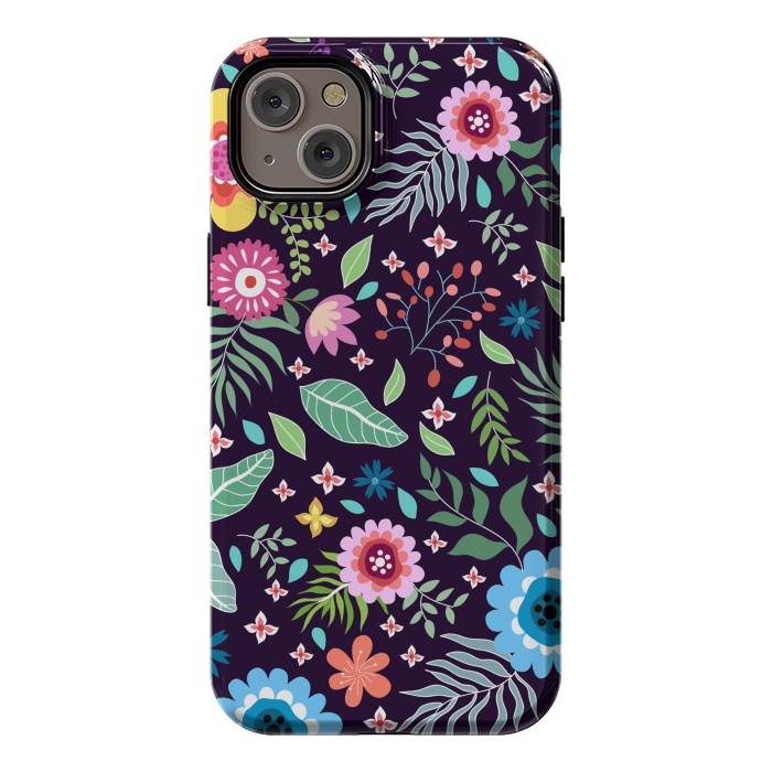 iPhone 14 Plus StrongFit Colourful Flowers by ArtsCase