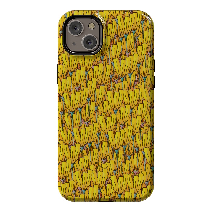 iPhone 14 Plus StrongFit Spring yellow flowers by Steve Wade (Swade)