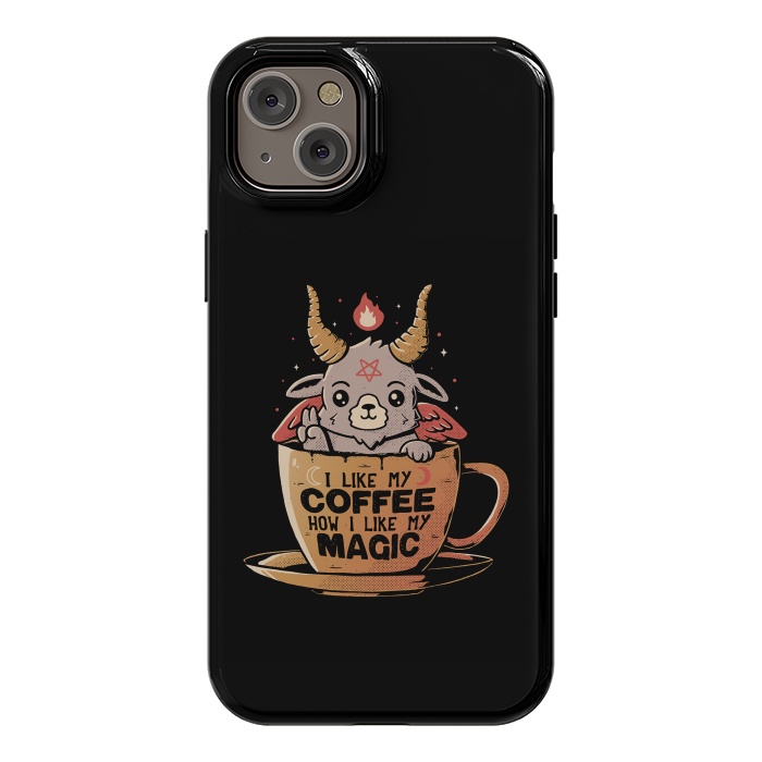 iPhone 14 Plus StrongFit Black Coffee by eduely