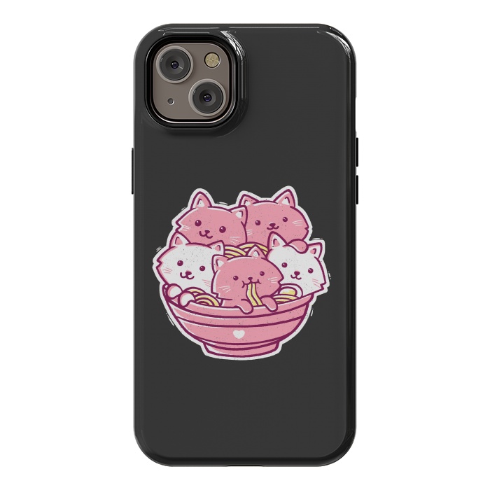 iPhone 14 Plus StrongFit Cat Ramen by eduely