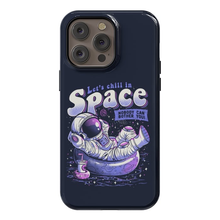 iPhone 14 Pro max StrongFit Chilling in Space by eduely