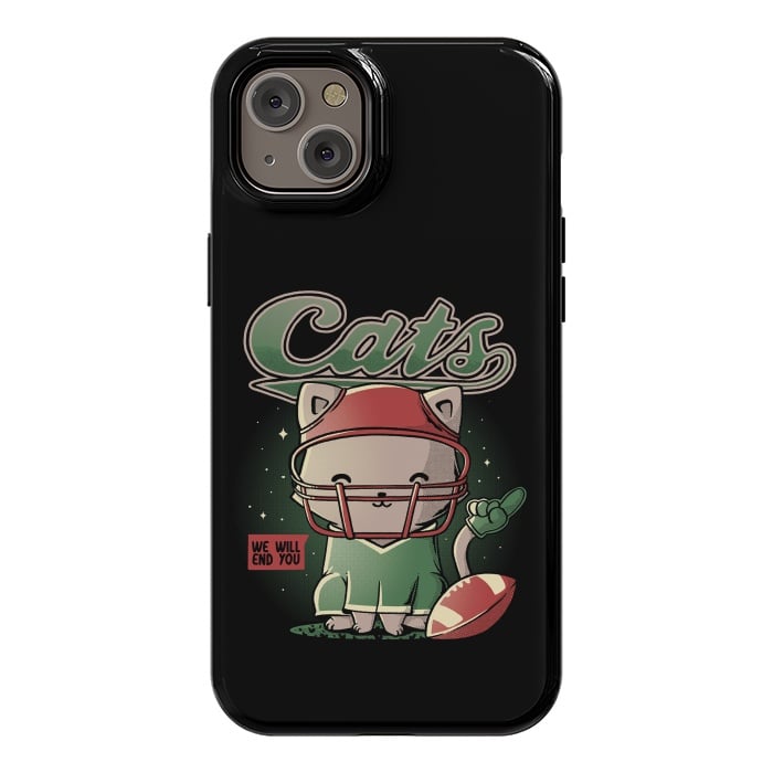 iPhone 14 Plus StrongFit Cats Football by eduely