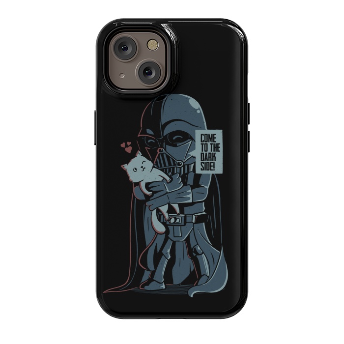 iPhone 14 StrongFit Come to the Dark Side - Cute Cat by eduely