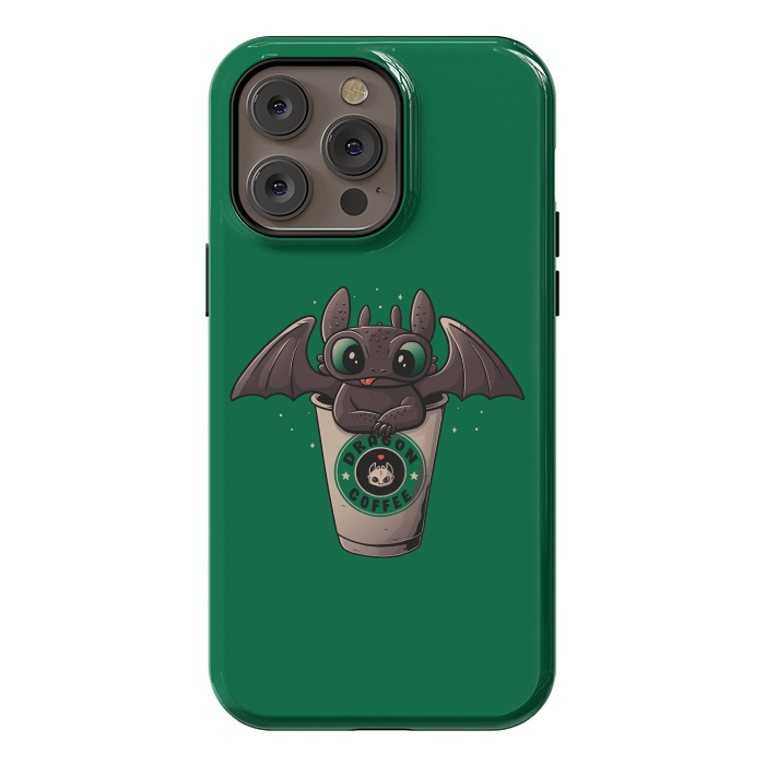 iPhone 14 Pro max StrongFit Dragon Coffee by eduely