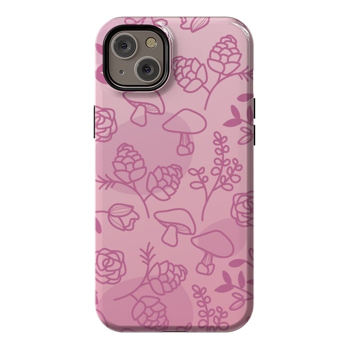 iPhone 14 Plus StrongFit Flores Rosa by daivos