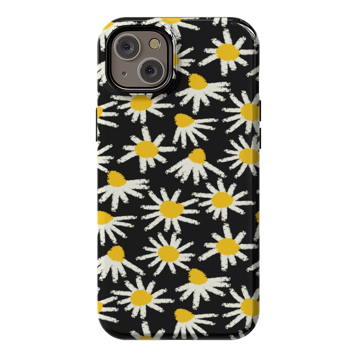 iPhone 14 Plus StrongFit cute white flowers  by MALLIKA