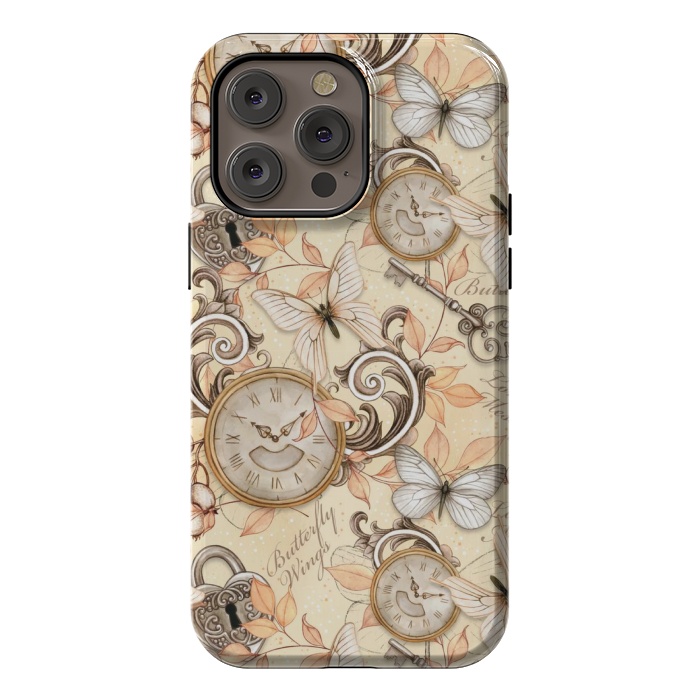 iPhone 14 Pro max StrongFit aesthetic butterfly pattern by MALLIKA
