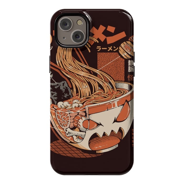 iPhone 14 Plus StrongFit Black X-ray Great Ramen! by Ilustrata