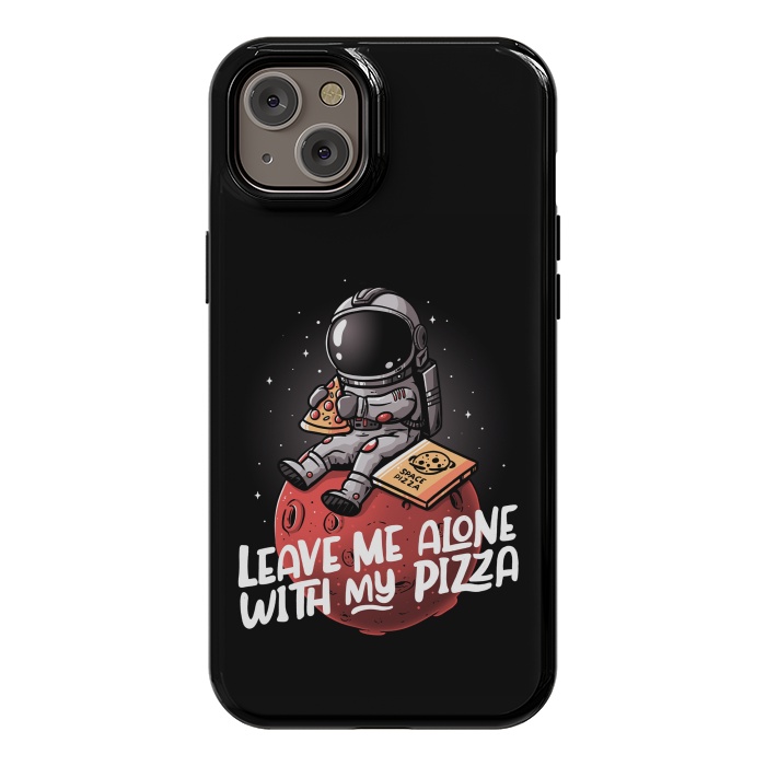 iPhone 14 Plus StrongFit Leave Me Alone With My Pizza by eduely